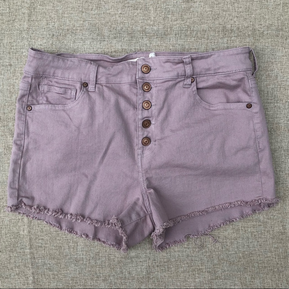 Altar’d State Pink Jean Shorts Size 12